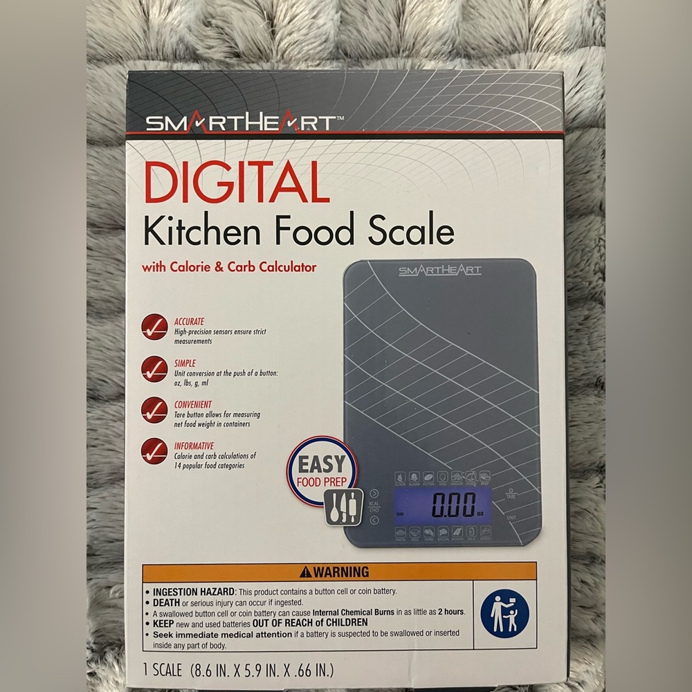 Digital Kitchen Food Scale - Gray